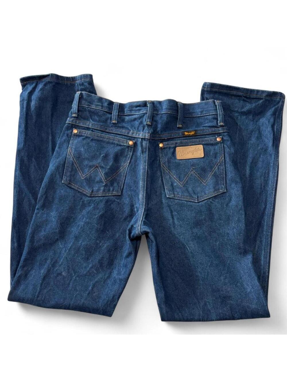 Wrangler cowboy cut jeans 30x32 rigid indigo